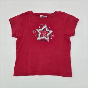Vintage OshKosh B'gosh Star T-Shirt Toddler Girls Size 5